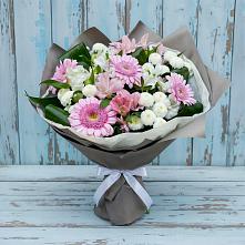 Букет цветов из:  Герберы, Альстромерии и Хризантемы #REPLACE_PRED# Иннополисе