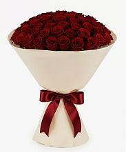 Букет 101 Бордовая роза Блэк Бакарра в Иннополисе