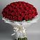 Букет 101 Красная роза Блэк Мэджик в Иннополисе