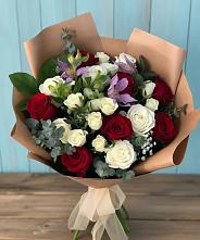 Букет цветов из:  Розы и Альстромерии в Иннополисе