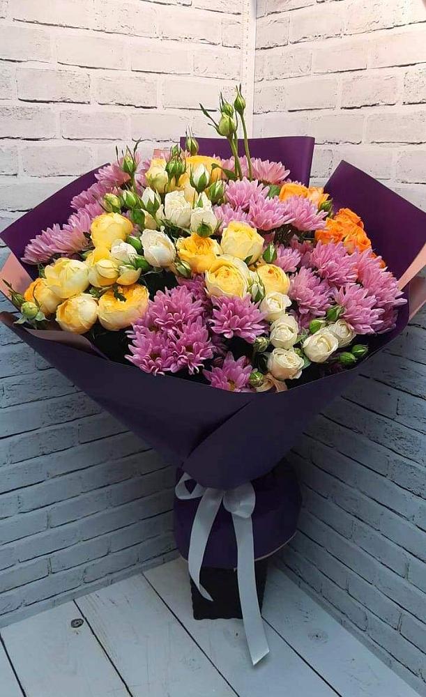 Букет цветов из: Хризантемы и Розы в Иннополисе