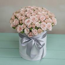 Цветочная композиция из Розы в шляпной коробке в Иннополисе