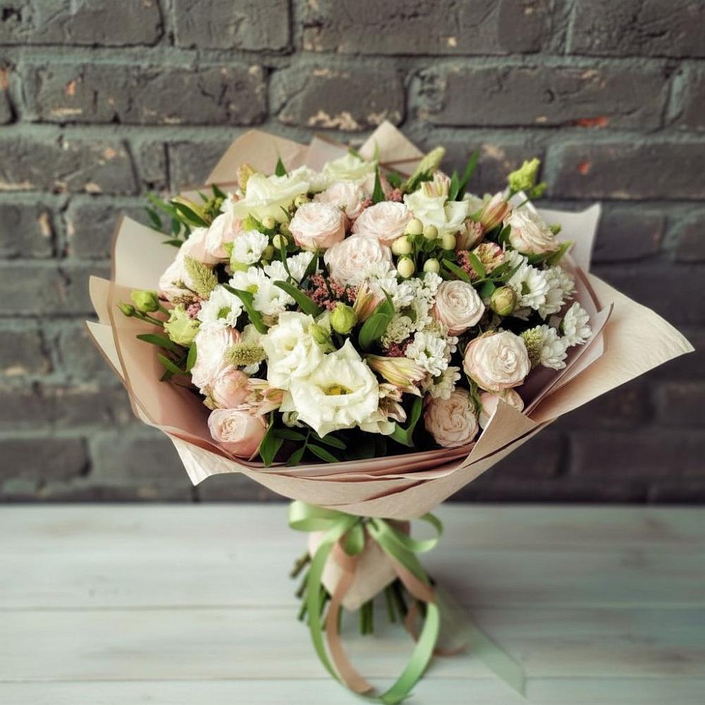 Букет цветов из: Альстромерии, Розы и Хризантемы в Иннополисе
