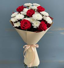 Букет цветов из:  Розы и Хризантемы в Иннополисе