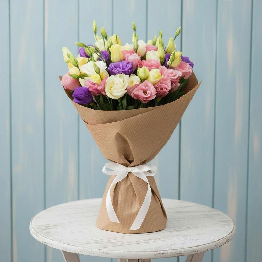 Букет цветов из: Лизиантусы в Иннополисе