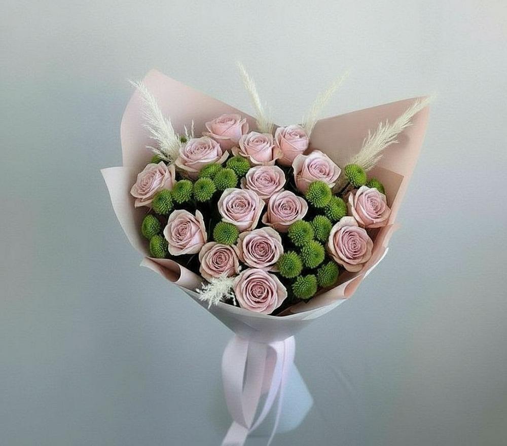 Букет цветов из: Розы и Хризантемы в Иннополисе