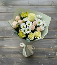 Букет цветов из:  Альстромерии, Розы и Хризантемы в Иннополисе