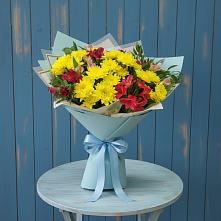 Букет цветов из:  Альстромерии и Хризантемы в Иннополисе