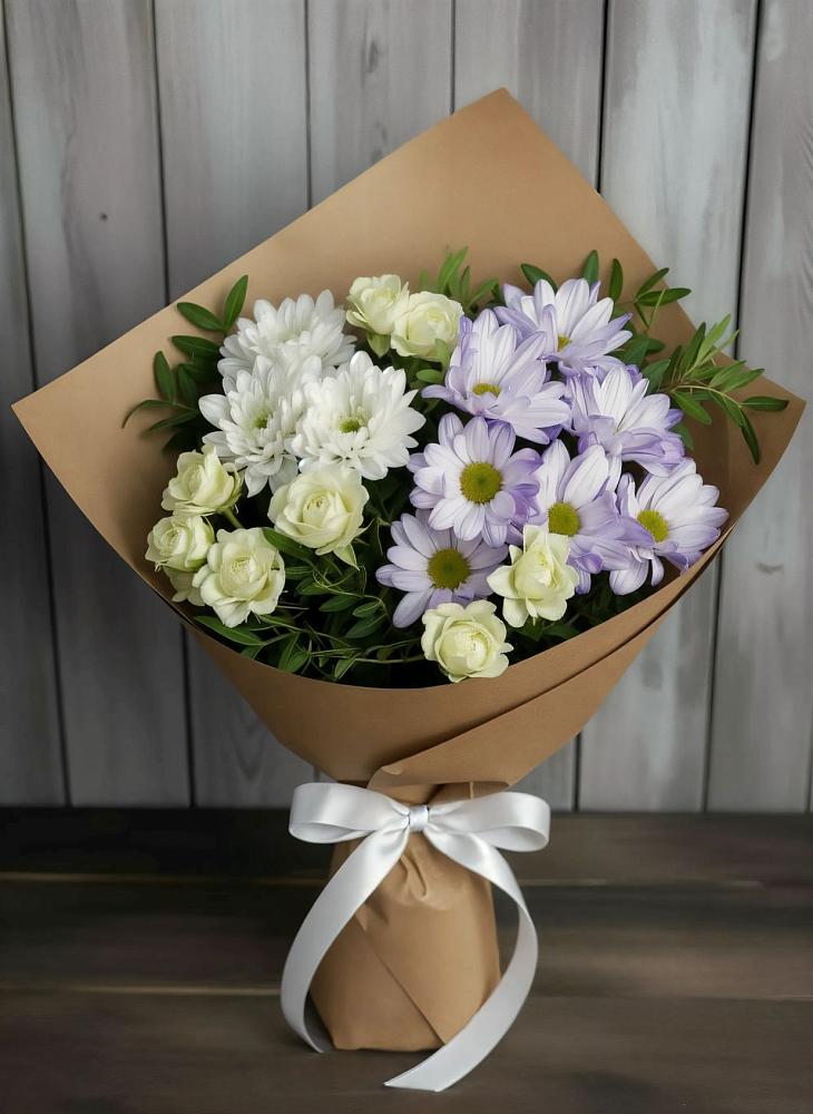 Букет цветов из: Хризантемы и Розы в Иннополисе