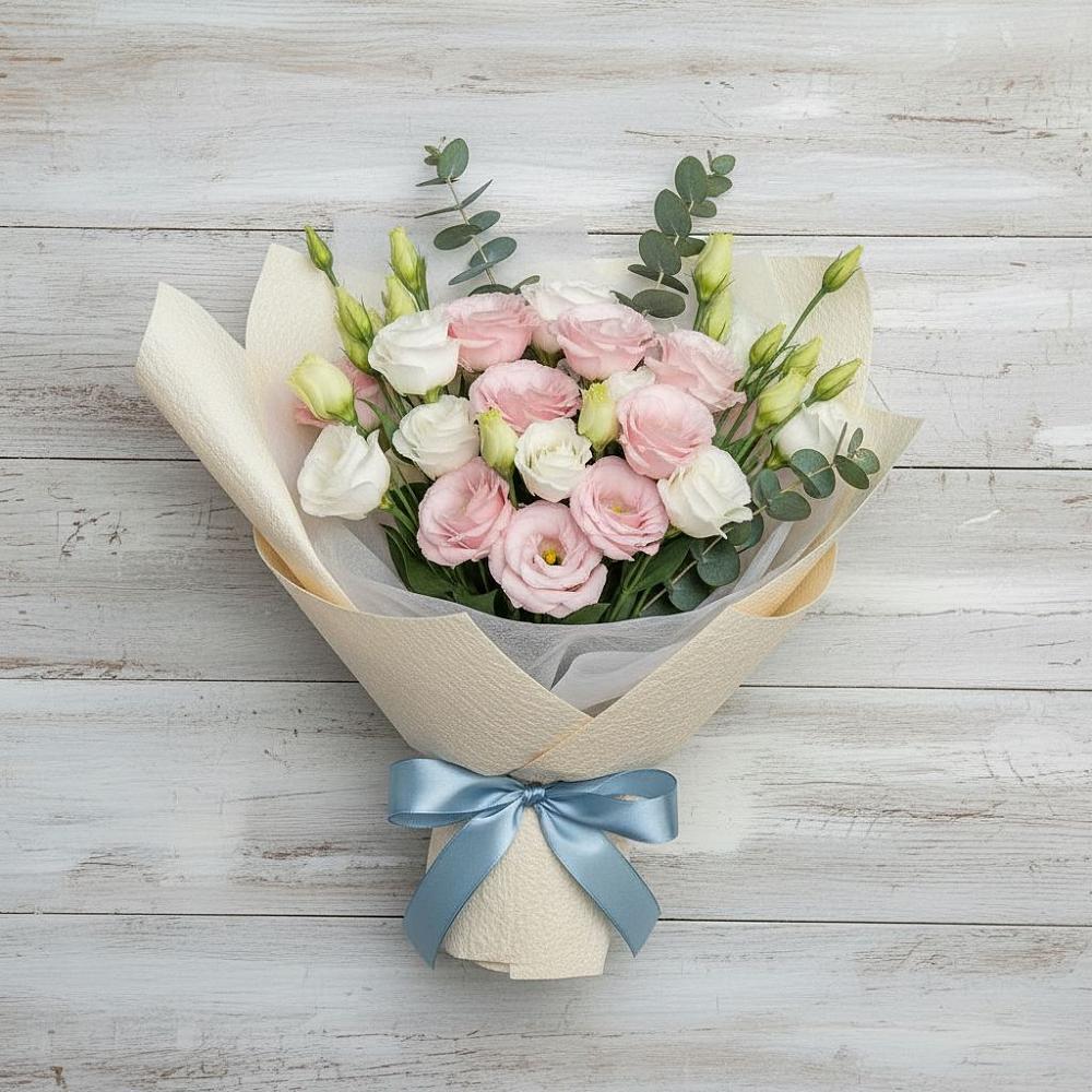 Букет цветов из: Лизиантусы в Иннополисе