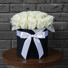 Цветочная композиция из Розы в шляпной коробке в Иннополисе